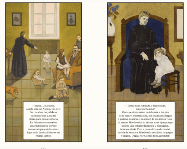 Marie Curie. En el país de la ciencia   Kinderbuch Spanisch   Irène Cohen-Janca   Claudia Palmarucci Mode – Bild 3