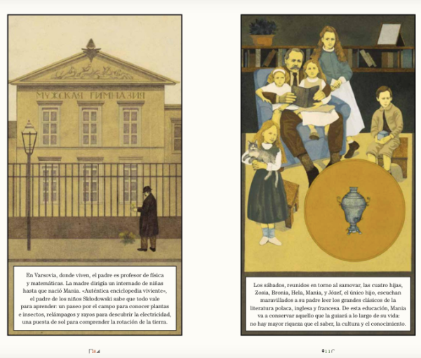 Marie Curie. En el país de la ciencia   Kinderbuch Spanisch   Irène Cohen-Janca   Claudia Palmarucci Mode – Bild 4