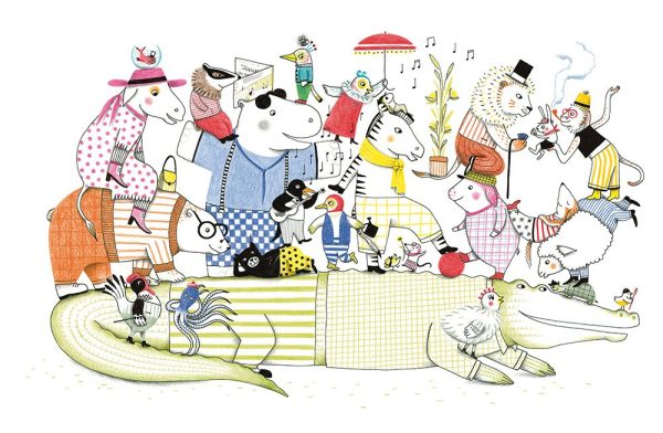 The Quiet Crocodile Delphine Renon Kinderbuch Englisch Online – Bild 2