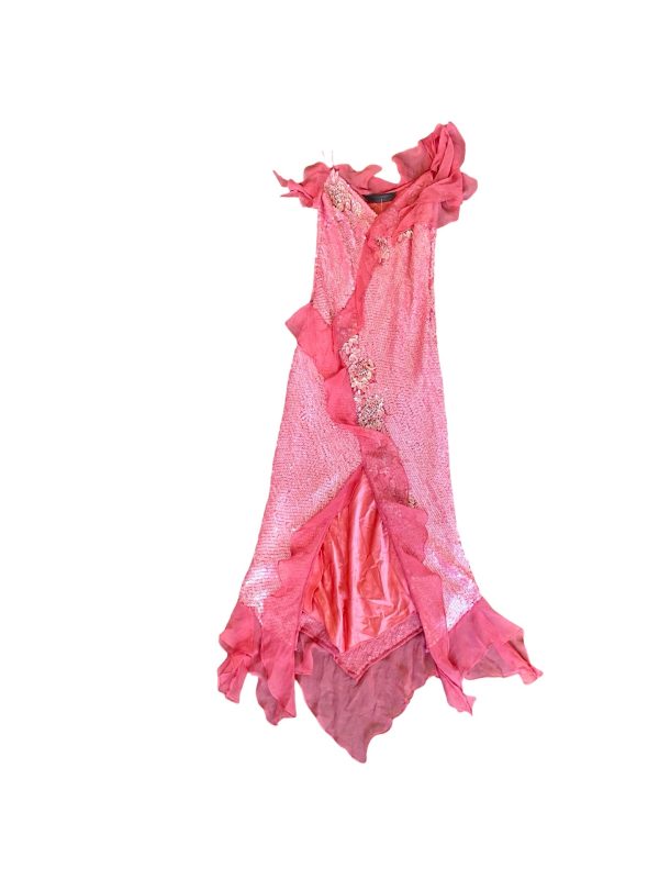 Mermaid Silk Dress Y2K Rabatt