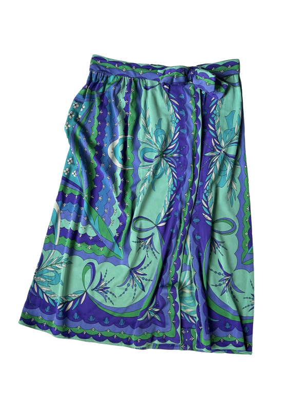 70’s Emilio Pucci iconic colorful pattern skirt Mode – Bild 3
