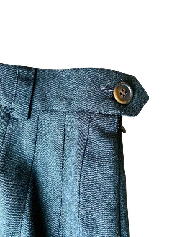 ICEBERG Pleated Dark Grey Trousers 90’s Zu verkaufen – Bild 3