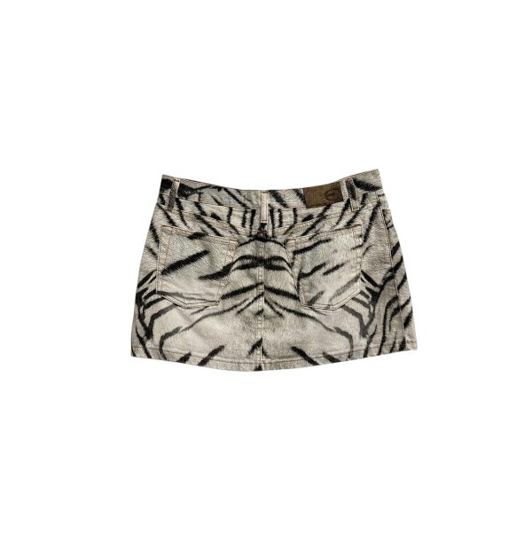 Cavalli zebra print denim skirt Verkauf – Bild 2