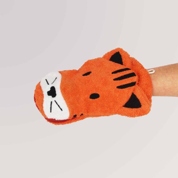 BIO Waschlappen, Tiger (groß) Im Angebot – Bild 2