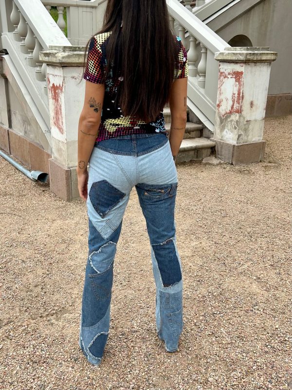 D&G Patched Jeans Y2K Verkauf
