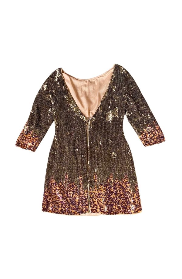 Gold Sequin Dress 1960’s Im Angebot – Bild 5